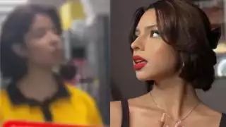 Vendedora se hace viral por ser igualita a Ángela Aguilar: VIDEO