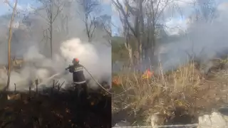 Este sábado 23 de marzo de 2024 se registró un incendio en Hunucmá, Yucatán