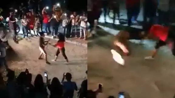 La pelea clandestina fue protagonizada por dos jóvenes que presuntamente arreglaban sus indiferencias La pelea clandestina fue protagonizada por dos jóvenes que presuntamente arreglaban sus indiferencias