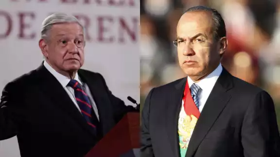 Presidente AMLO habla de Felipe Calderón Presidente AMLO habla de Felipe Calderón
