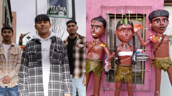Lanzan piñata burlándose de 'Yahritza y Su Esencia' Lanzan piñata burlándose de 'Yahritza y Su Esencia'