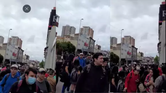 Reportan detonaciones de bombas en supermercados de Chile Reportan detonaciones de bombas en supermercados de Chile