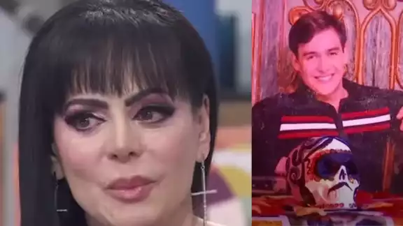 Maribel Guardia llora al colocar foto de su hijo Julián Figueroa en el altar de Día de Muertos Maribel Guardia llora al colocar foto de su hijo Julián Figueroa en el altar de Día de Muertos
