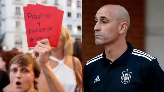 Se manifiestan en Madrid en apoyo a Jenni Hermoso y piden renuncia de Rubiales