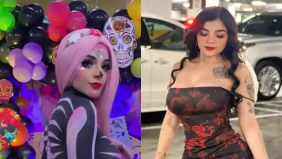 Karely Ruiz se disfraza de 'La Catrina' y sorprende a sus fans