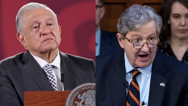 AMLO y Ebrard 'educan' al senador John Kennedy