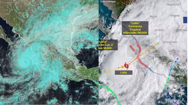 Gobierno federal refuerza acciones de preparación ante huracán Lidia
