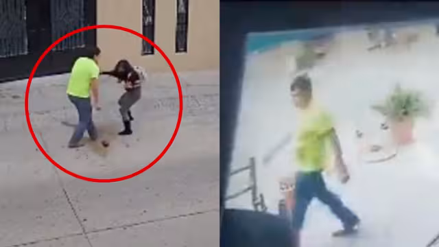 Captan en video a hombre que asesinó a Milagros Monserrat