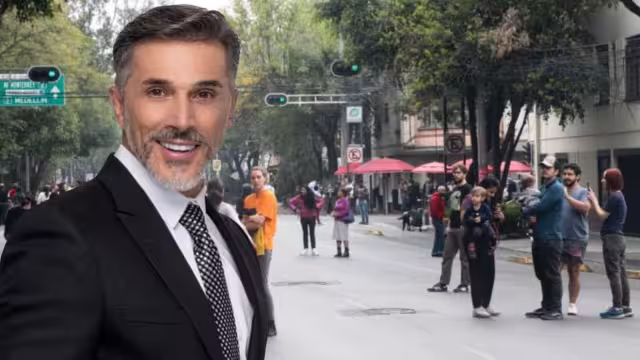 Sergio Mayer comparte video de sismo en CDMX y lo critican