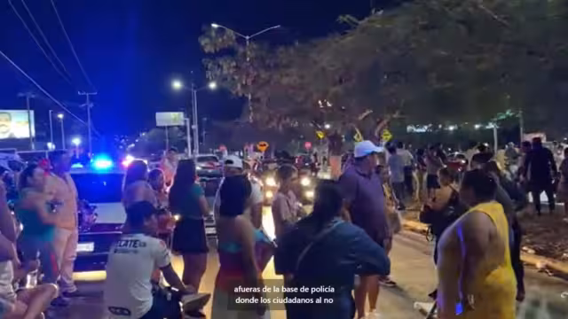 Se registra una manifestación ciudadana en la avenida López Portillo