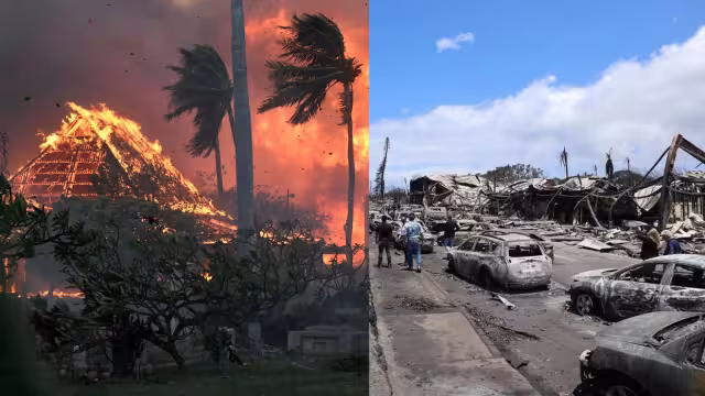 Continúan labores de rescate tras incendio en Hawái