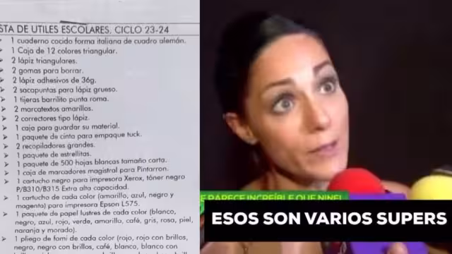 Lista de útiles escolares se hace viral