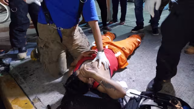 Al lugar llegaron Socorristas de la Cruz Ámbar delegación Carmen