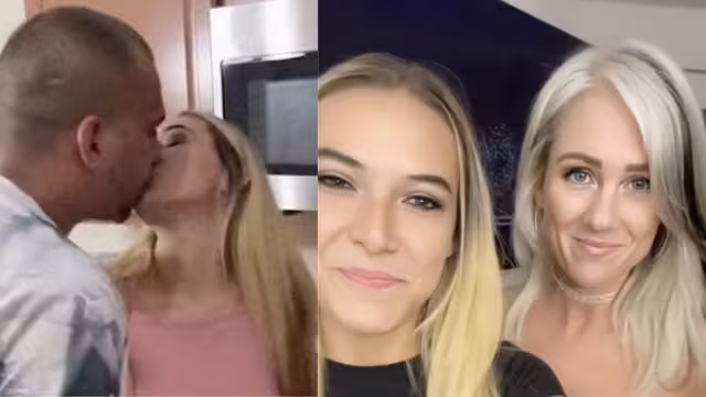 Joven comparte pareja con su hermana y su mamá