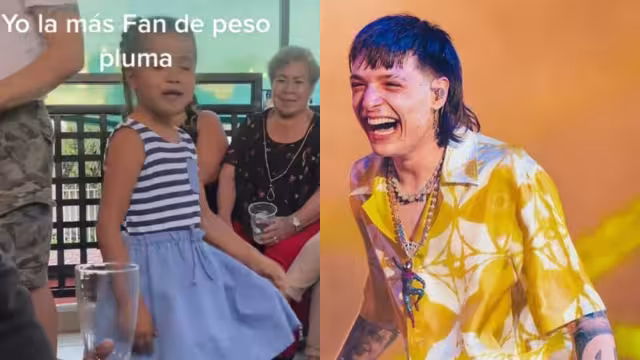 Niña baila al estilo de Peso Pluma