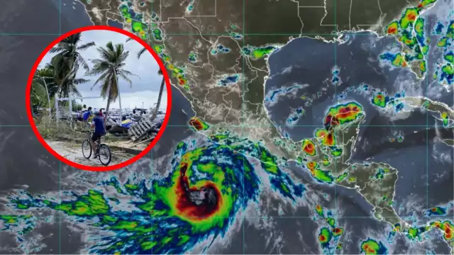Tormenta tropical Hilary llega a costas mexicanas