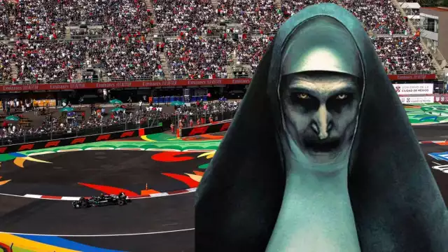 La Monja asiste al Gran Premio de México 2023