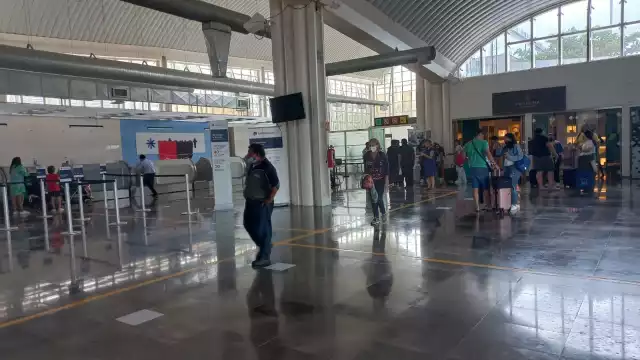 Las lluvias afectaron en los vuelos en el aeropuerto de Campeche