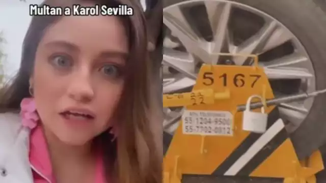 Karol Sevilla se niega a pagar multa de tránsito