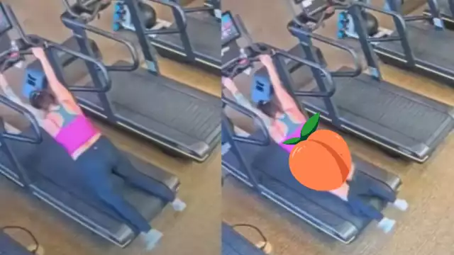 Mujer se accidenta en una caminadora