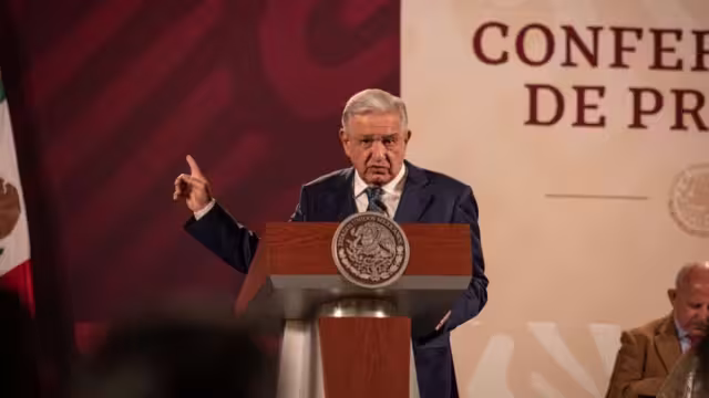 Presidente AMLO en conferencia de prensa
