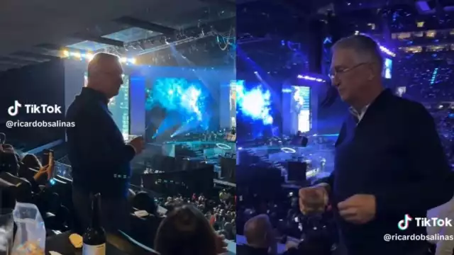Ricardo Salinas comparte video desde el concierto de Luis Miguel en CDMX
