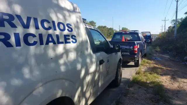 El velador dormía y no se dio cuenta de que la palapa comenzaba a incendiarse