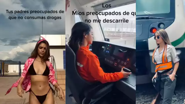 Conductora del Metro de Colombia