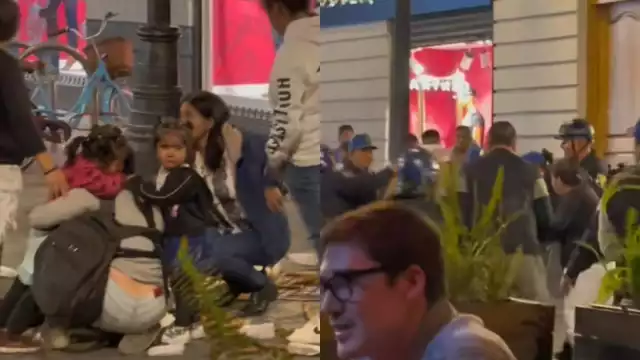 Policías tiran canasta de churros a vendedora de la CDMX