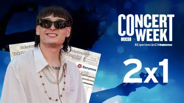 OCESA pone conciertos al 2x1 en Concert Week