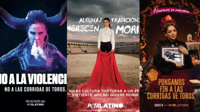 PETA crea campaña en contra de las corridas de toros con varias famosas mexicanas