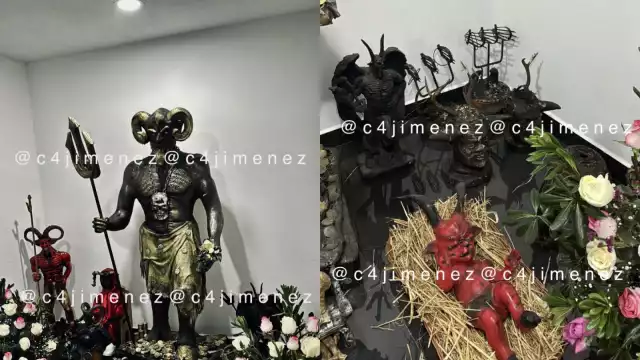 Localizan altar a Satanás en refugio de Narcos de la Unión