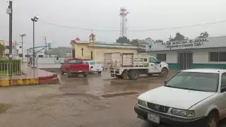 Las actividades se vieron paralizadas ante la intensa lluvia