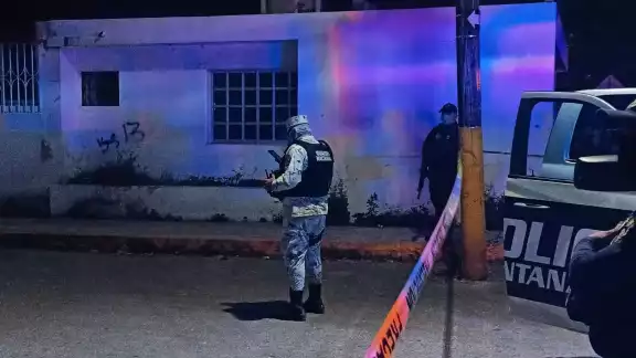 Elementos de la Guardia Nacional en Cozumel acudieron al sitio de los ataques armados para investigar los hechos Elementos de la Guardia Nacional en Cozumel acudieron al sitio de los ataques armados para investigar los hechos