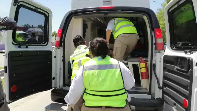 Los motociclistas presentaron graves heridas