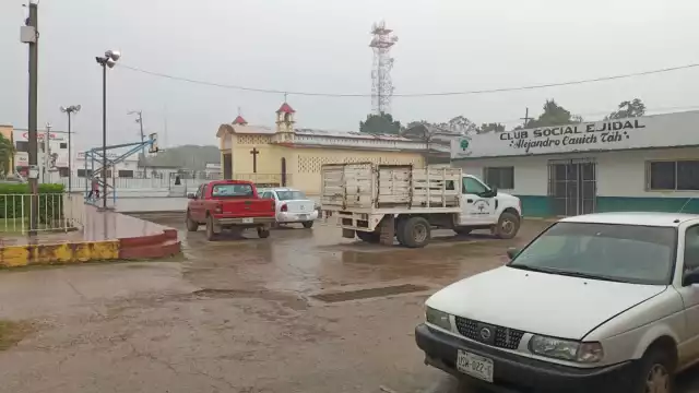 Las actividades se vieron paralizadas ante la intensa lluvia