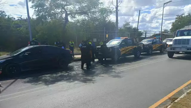 La SSP encabeza el operativo en la avenida Internacional de Mérida