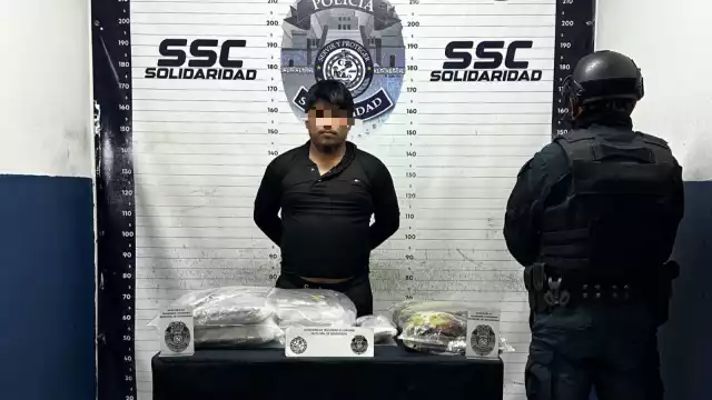 Heriberto “N”, de 22 años, fue detenido y puesto a disposición de la Fiscalía Especializada en Delitos Contra la Salud