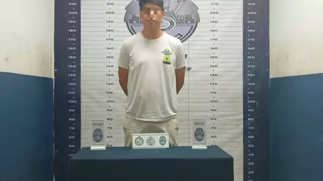 El sujeto fue puesto a disposición de las autoridades.