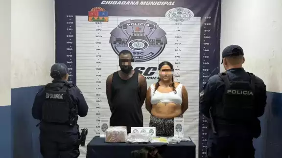 Ambas personas fueron  puestas a disposición del Ministerio Público