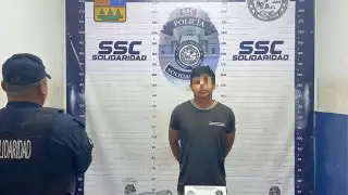 Chiapaneco es detenido por robo con arma blanca en Playa del Carmen