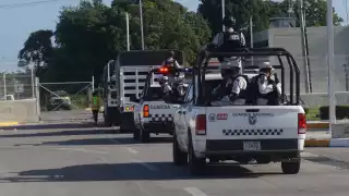 El objetivo de la movilización es reforzar la vigilancia y protección en la frontera Sur de México