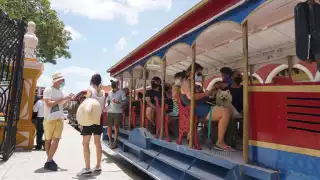 Durante el mes de enero se superaron los 7 mil viajes en tranvía en Campeche