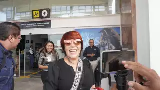 Alejandra Guzmán contenta de estar en Campeche