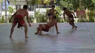 Se enfrentaron los equipos de San Pedro Chimay A y B así como de Tenabo en el Juego de Pelota Maya