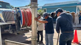 Previenen afectaciones por lluvias en Mérida con el desazolve de pozos, limpieza de rejillas y bacheo