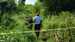 Elementos llegaron y acordonaron el lugar para iniciar con la investigación correspondiente