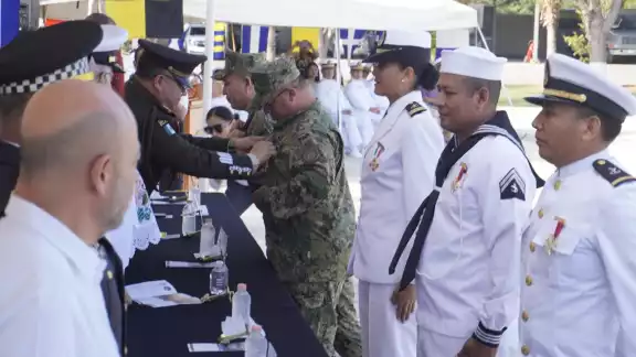 La ceremonia se realizó en la Séptima Región Naval instalada en el poblado de Lerma La ceremonia se realizó en la Séptima Región Naval instalada en el poblado de Lerma