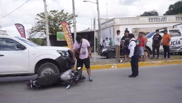 La responsable del accidente dio aviso al número de emergencias