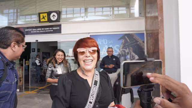 Alejandra Guzmán contenta de estar en Campeche